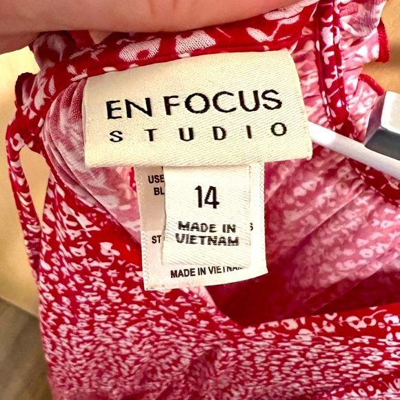 En Focus Studio Flowered Summer Dress - Picture 5 of 6